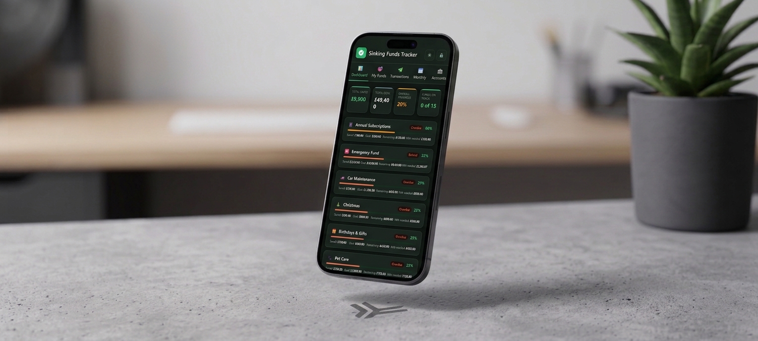 sinking funds tracker